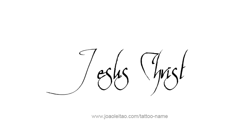 Tattoo Design Prophet Name Jesus Christ