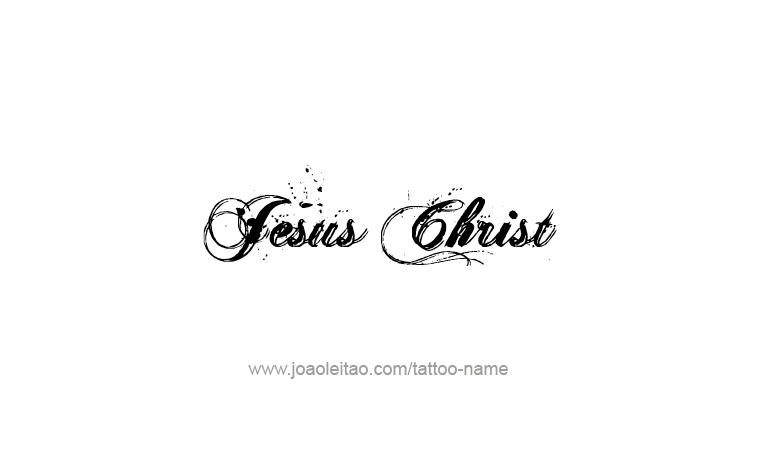 Tattoo Design Prophet Name Jesus Christ