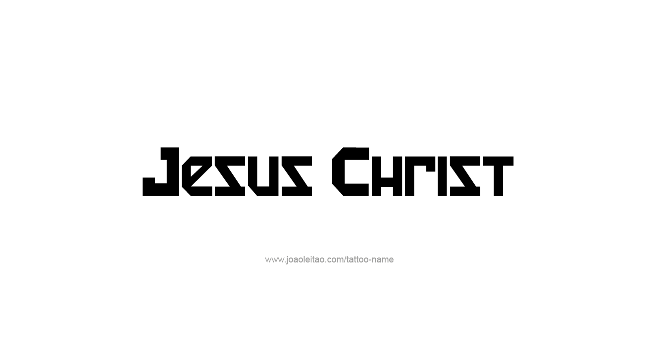 Tattoo Design Prophet Name Jesus Christ