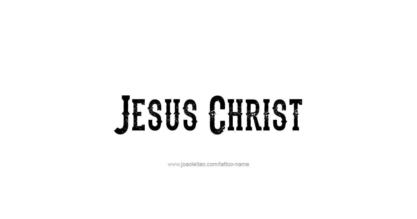 Tattoo Design Prophet Name Jesus Christ