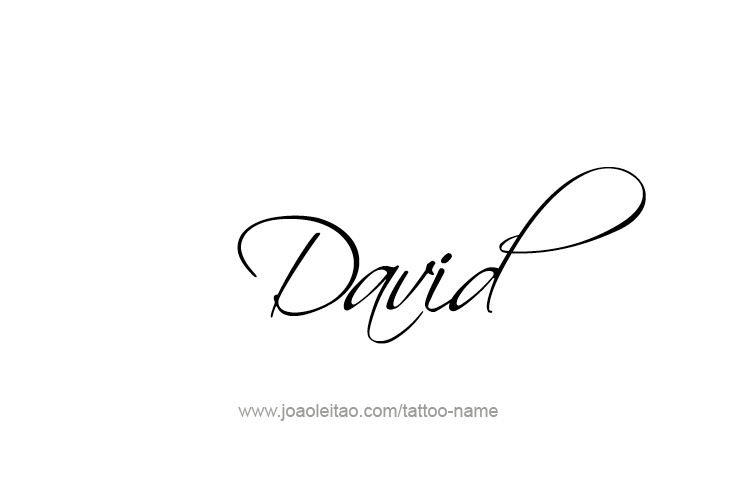 Tattoo Design Prophet Name David