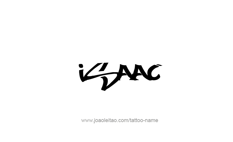 Tattoo Design Prophet Name Isaac