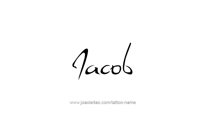 Tattoo Design Prophet Name Jacob