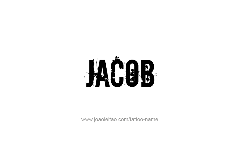 Tattoo Design Prophet Name Jacob