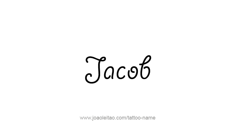 Tattoo Design Prophet Name Jacob