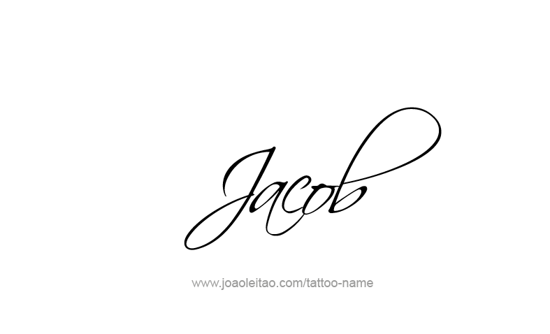 Tattoo Design Prophet Name Jacob
