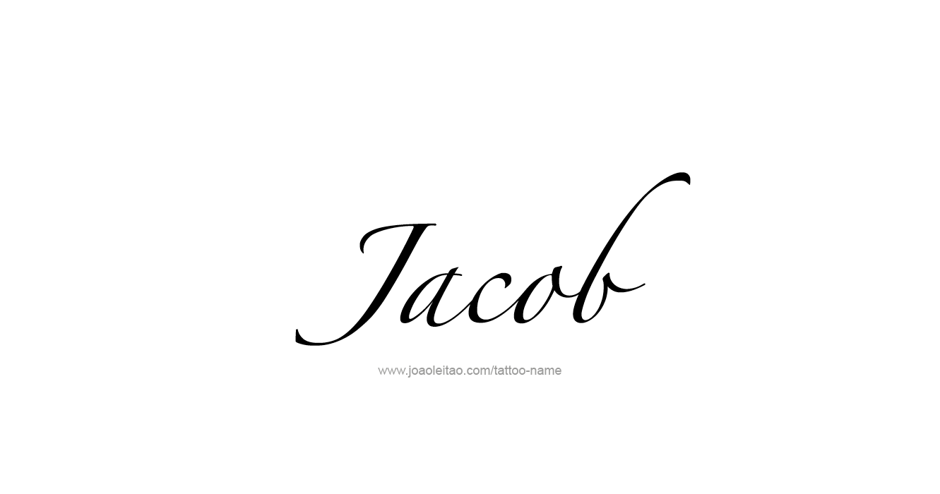 Tattoo Design Prophet Name Jacob