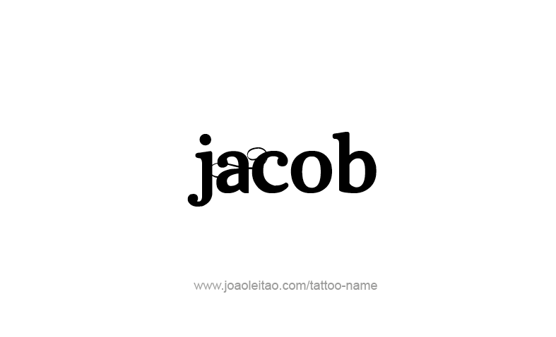 Tattoo Design Prophet Name Jacob