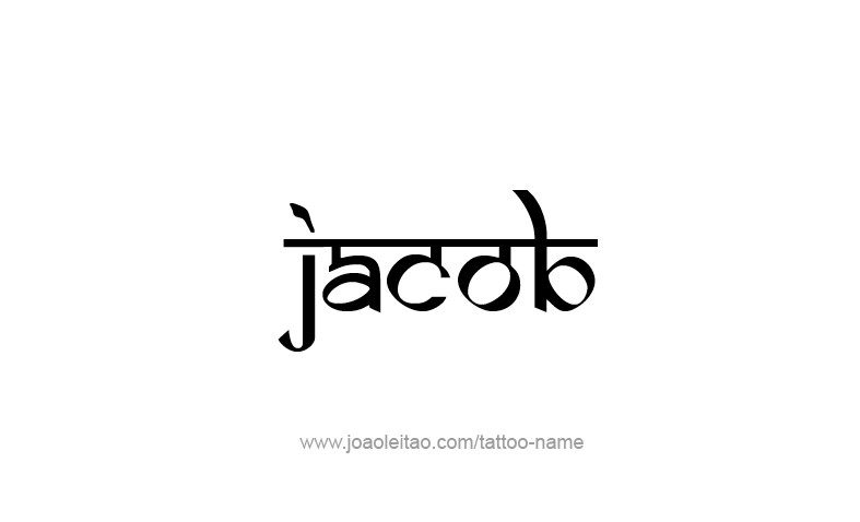 Tattoo Design Prophet Name Jacob