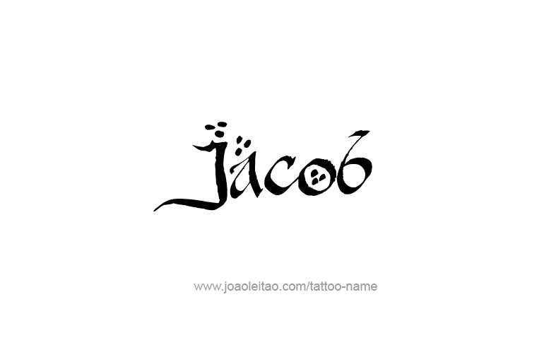 Tattoo Design Prophet Name Jacob