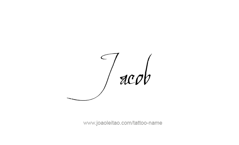 Tattoo Design Prophet Name Jacob