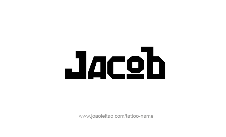 Tattoo Design Prophet Name Jacob