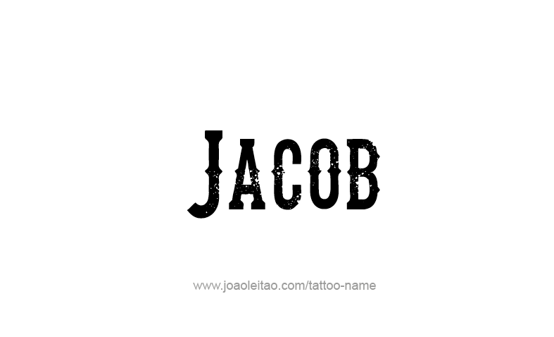 Tattoo Design Prophet Name Jacob