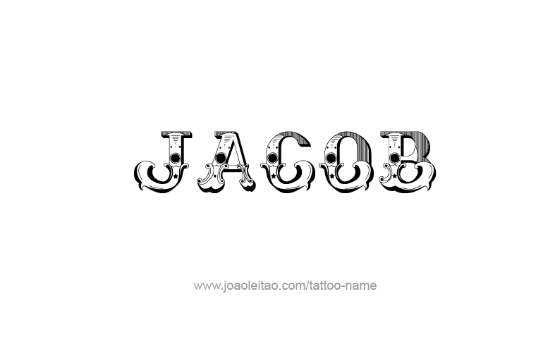 Tattoo Design Prophet Name Jacob