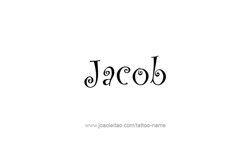 Tattoo Design Prophet Name Jacob