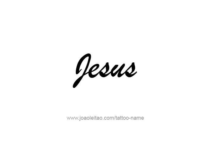 Tattoo Design Prophet Name Jesus