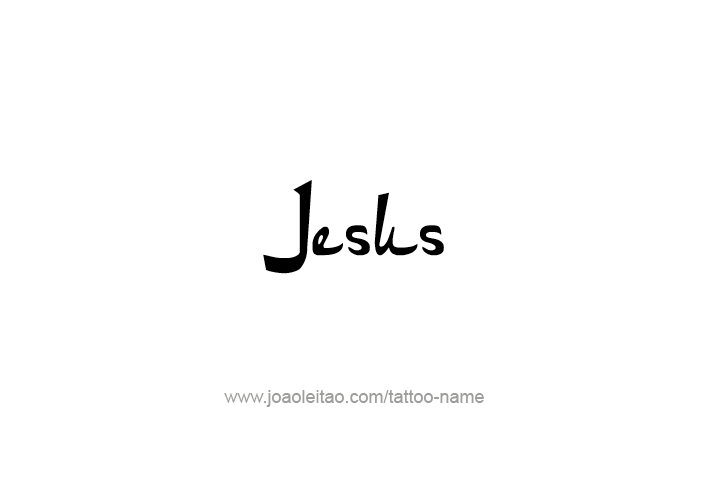 Tattoo Design Prophet Name Jesus