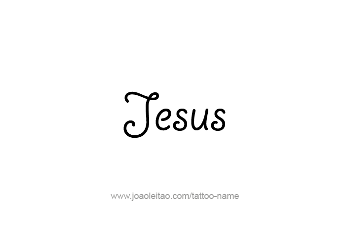 Tattoo Design Prophet Name Jesus