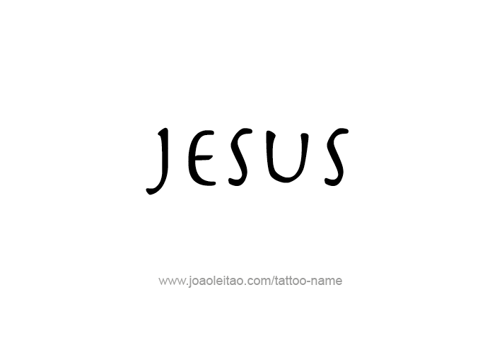 Tattoo Design Prophet Name Jesus