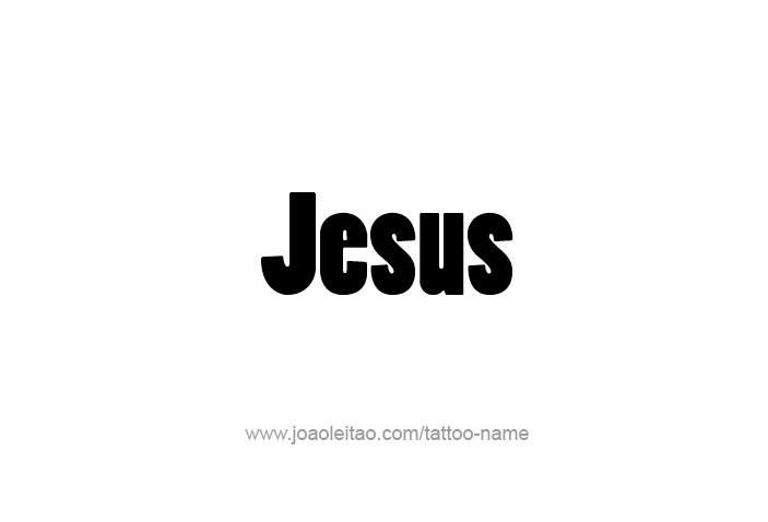 Tattoo Design Prophet Name Jesus