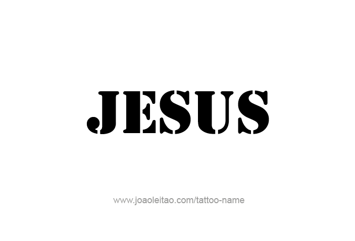 Tattoo Design Prophet Name Jesus