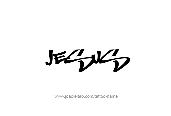 Tattoo Design Prophet Name Jesus