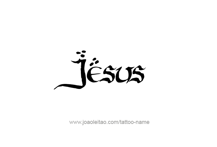 Tattoo Design Prophet Name Jesus