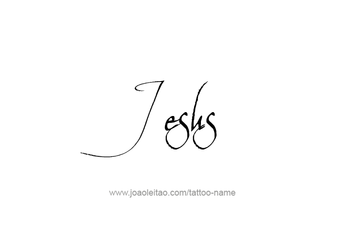 Tattoo Design Prophet Name Jesus