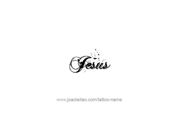 Tattoo Design Prophet Name Jesus