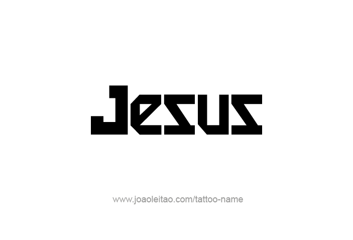 Tattoo Design Prophet Name Jesus