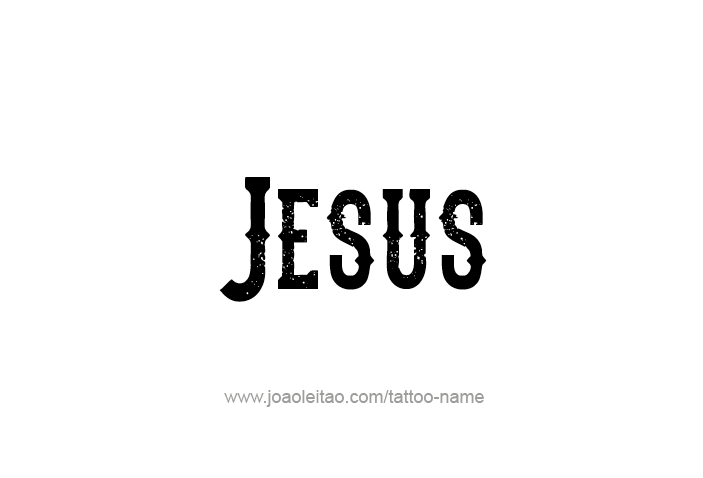 Tattoo Design Prophet Name Jesus