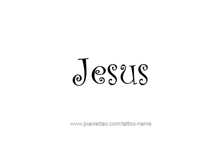 Tattoo Design Prophet Name Jesus