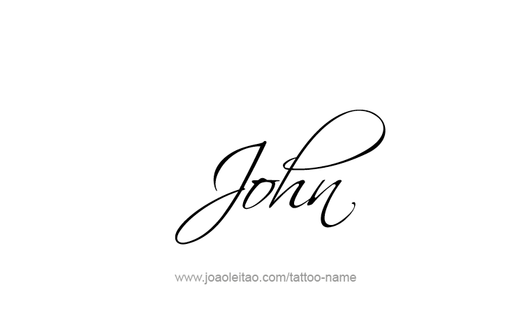 Tattoo Design Prophet Name John