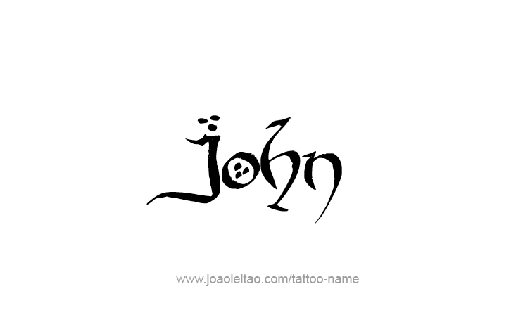 Tattoo Design Prophet Name John