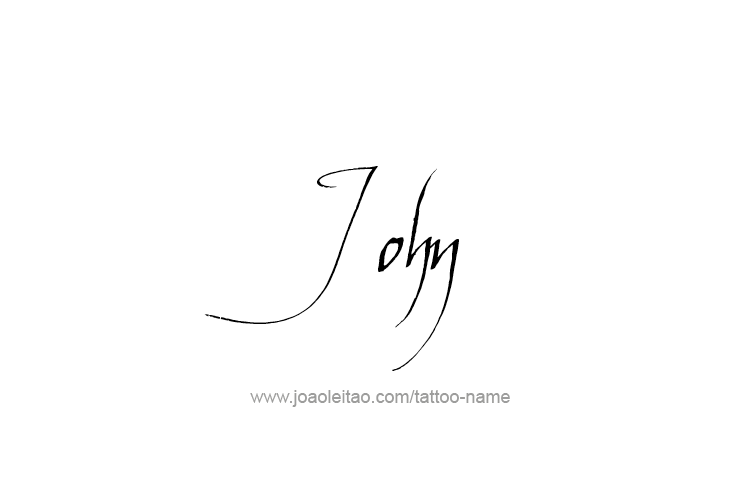 Tattoo Design Prophet Name John
