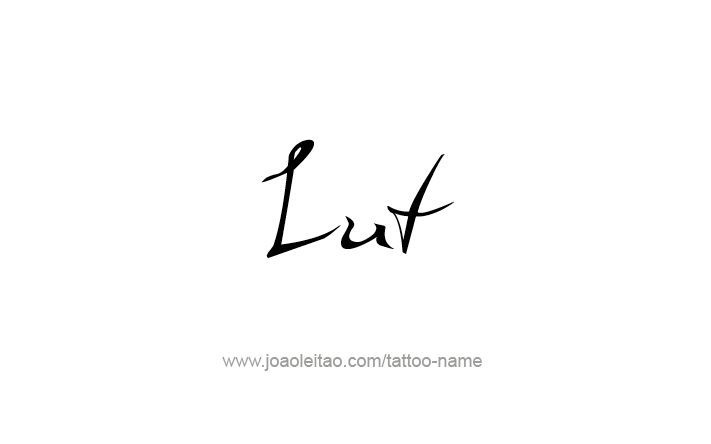 Tattoo Design Prophet Name Lut