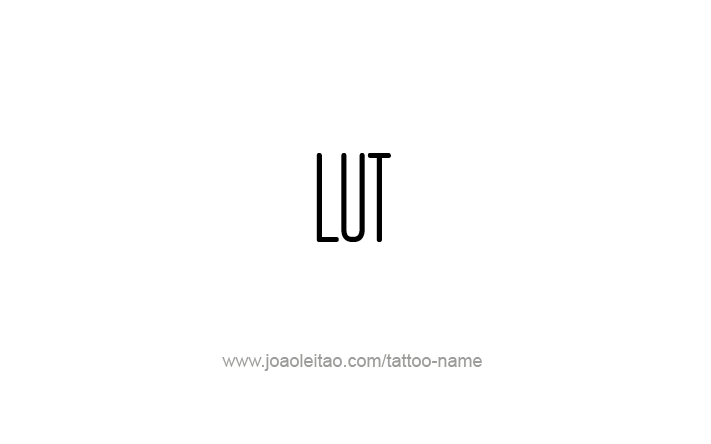 Tattoo Design Prophet Name Lut