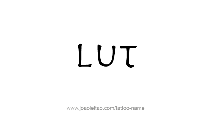 Tattoo Design Prophet Name Lut