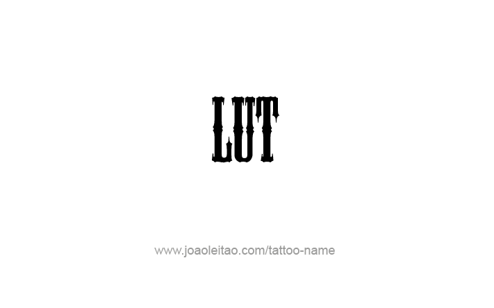 Tattoo Design Prophet Name Lut