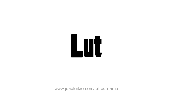 Tattoo Design Prophet Name Lut