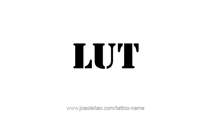 Tattoo Design Prophet Name Lut