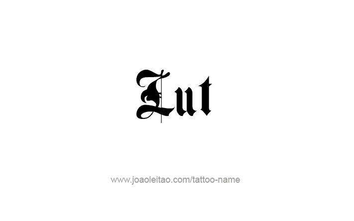 Tattoo Design Prophet Name Lut