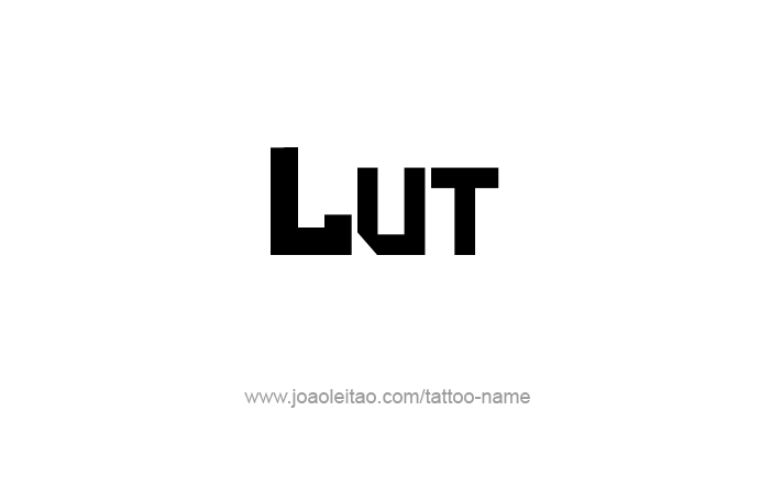 Tattoo Design Prophet Name Lut