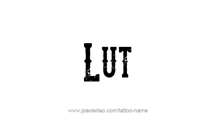 Tattoo Design Prophet Name Lut