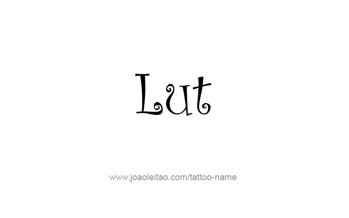 Tattoo Design Prophet Name Lut