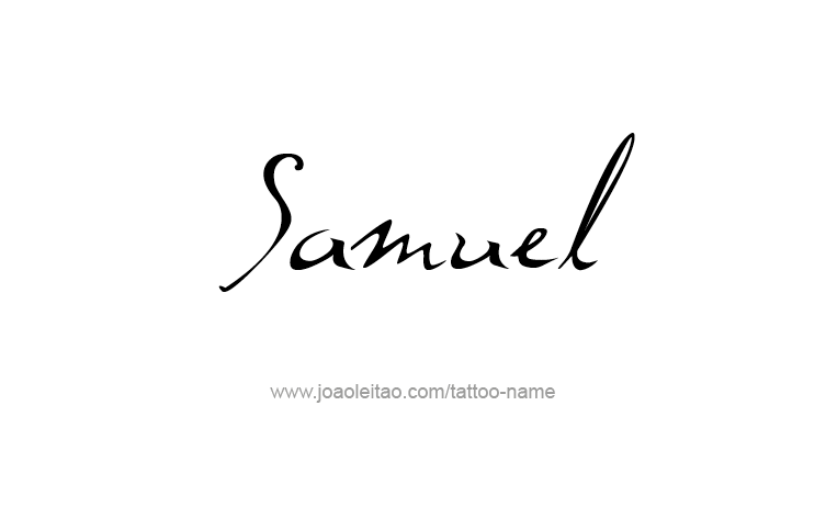 Tattoo Design Prophet Name Samuel