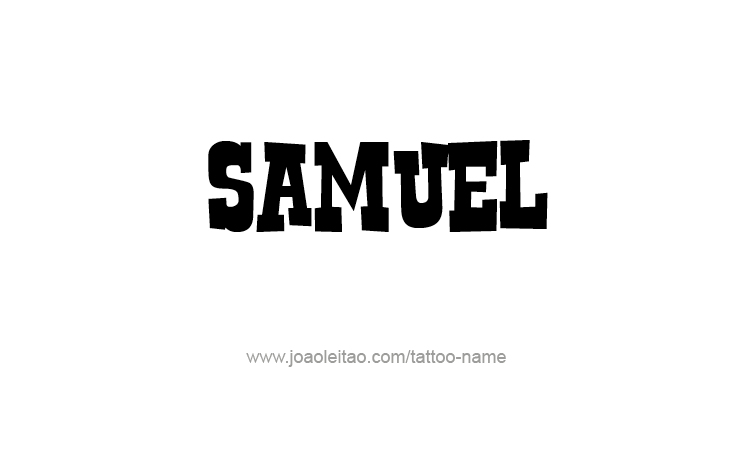 Tattoo Design Prophet Name Samuel