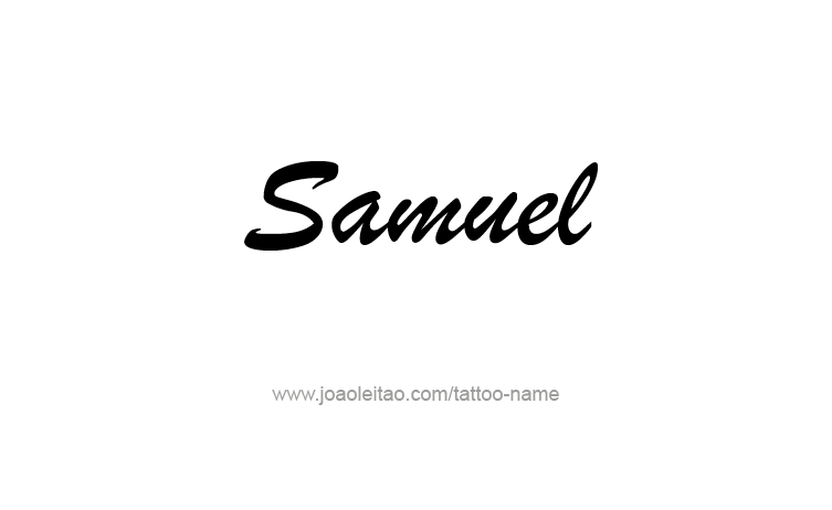 Tattoo Design Prophet Name Samuel