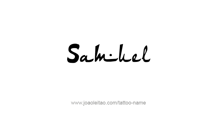 Tattoo Design Prophet Name Samuel