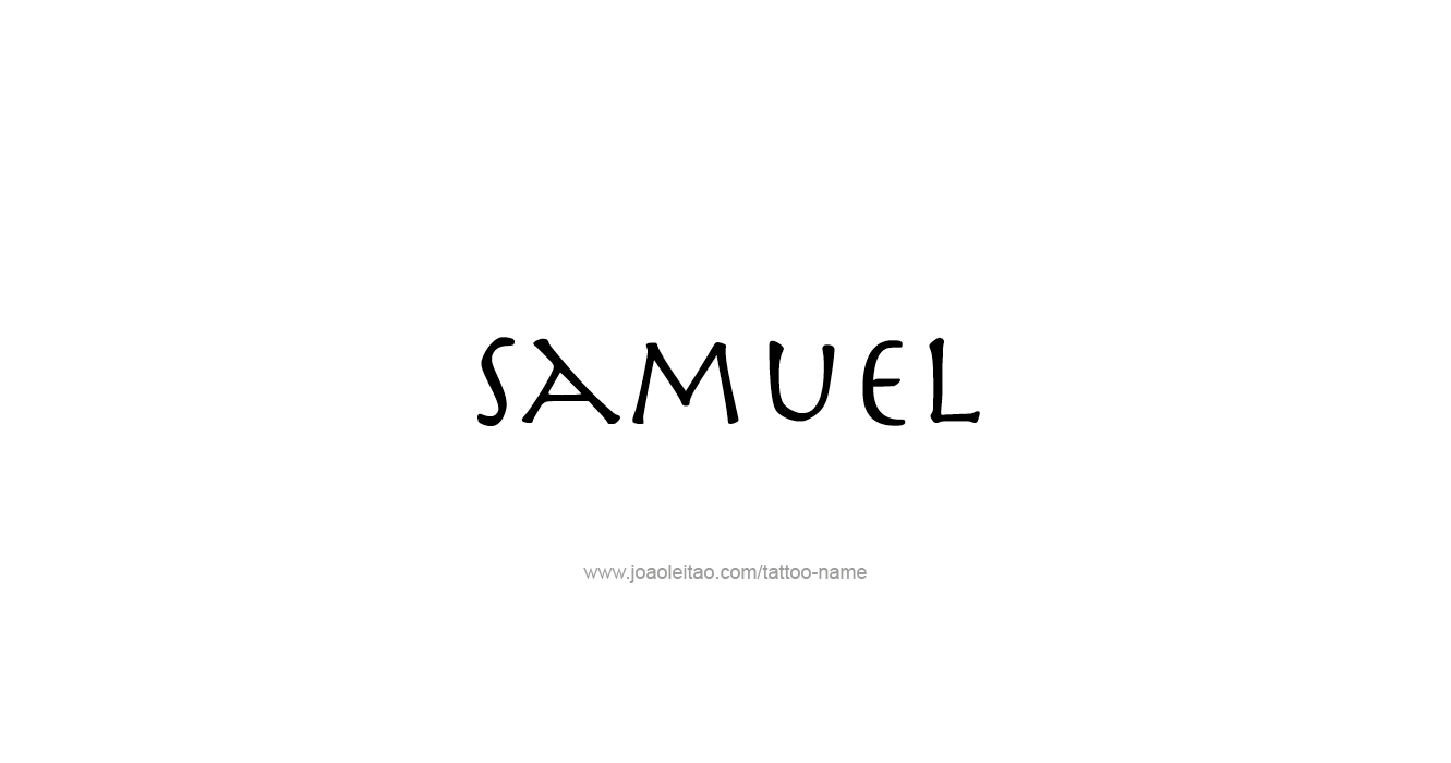 Tattoo Design Prophet Name Samuel